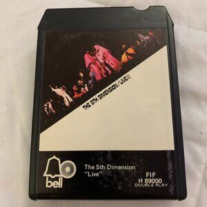 The 5th Dimension Live! Double Play 8-Track Stereo Cartridge Columbia